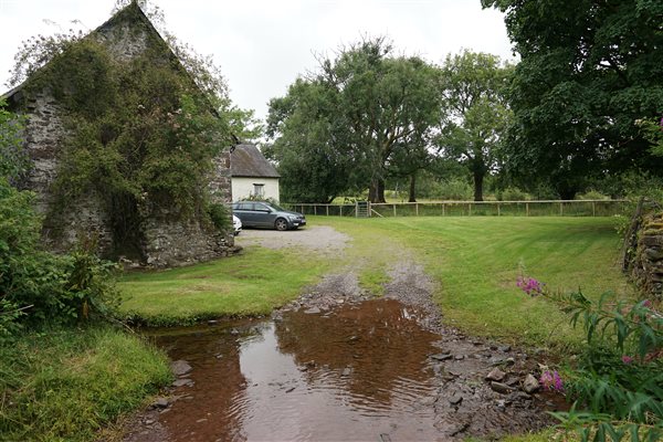 Hill Cottage through the ford